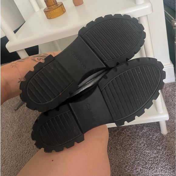 Calvin Klein silver Laeton boots - Picture 4 of 4